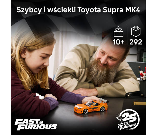 LEGO SPEED CHAMPIONS 77260 Szybcy i Wściekli Toyota supra mk4 - 1529877 - zdjęcie 4